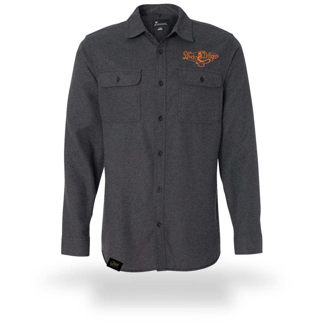 BD108 - Black Dragon Logo Flannel