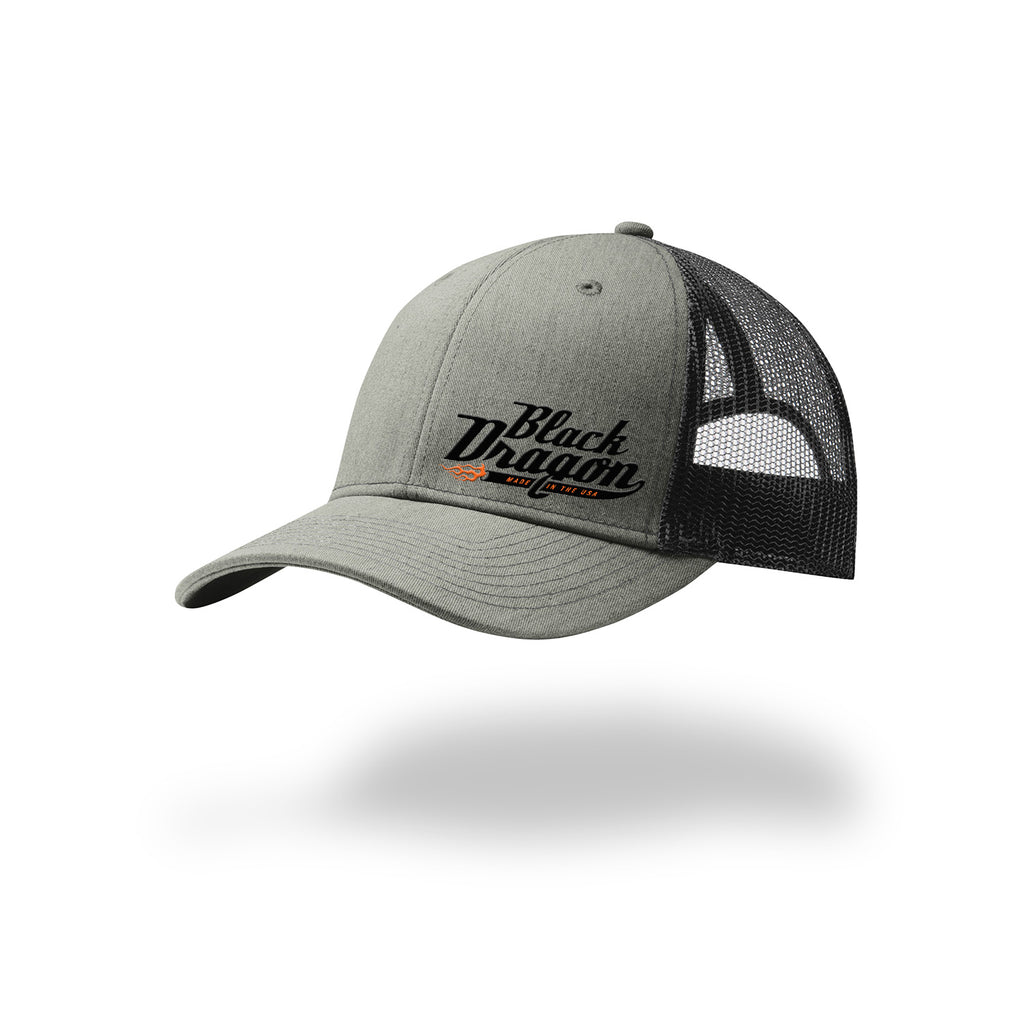 BD135 - Black Dragon Flame Trucker Hat 112 – Black Dragon Mfg.