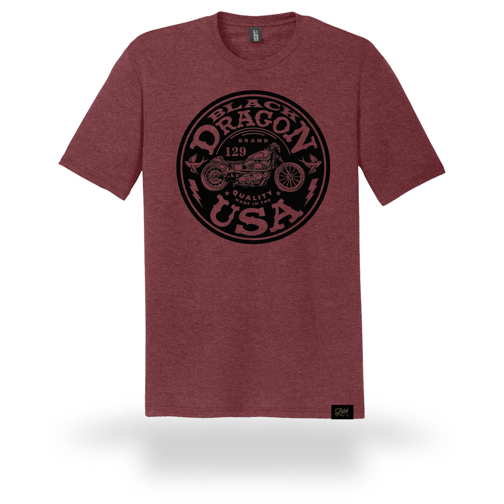 人気激安 BlackDragonUSATeeMaroon_1024x1 トップス