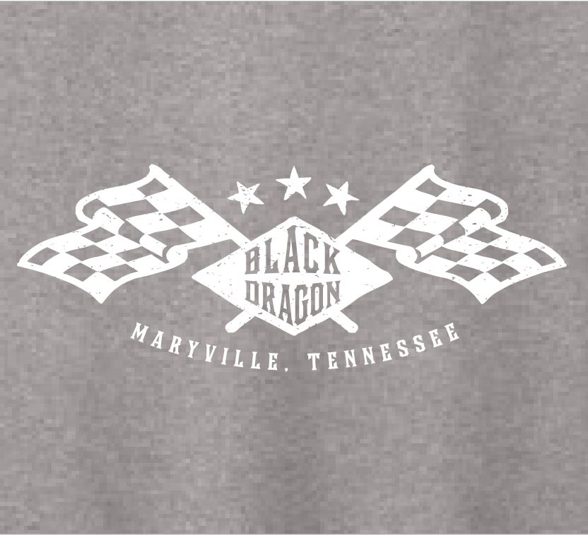 Black Dragon- Finish Line Flags Raglan