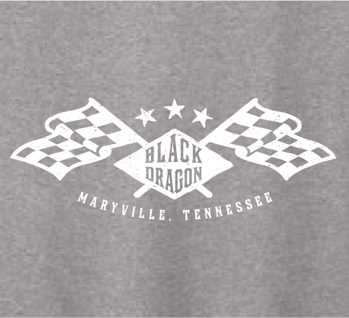 Black Dragon- Finish Line Flags Raglan